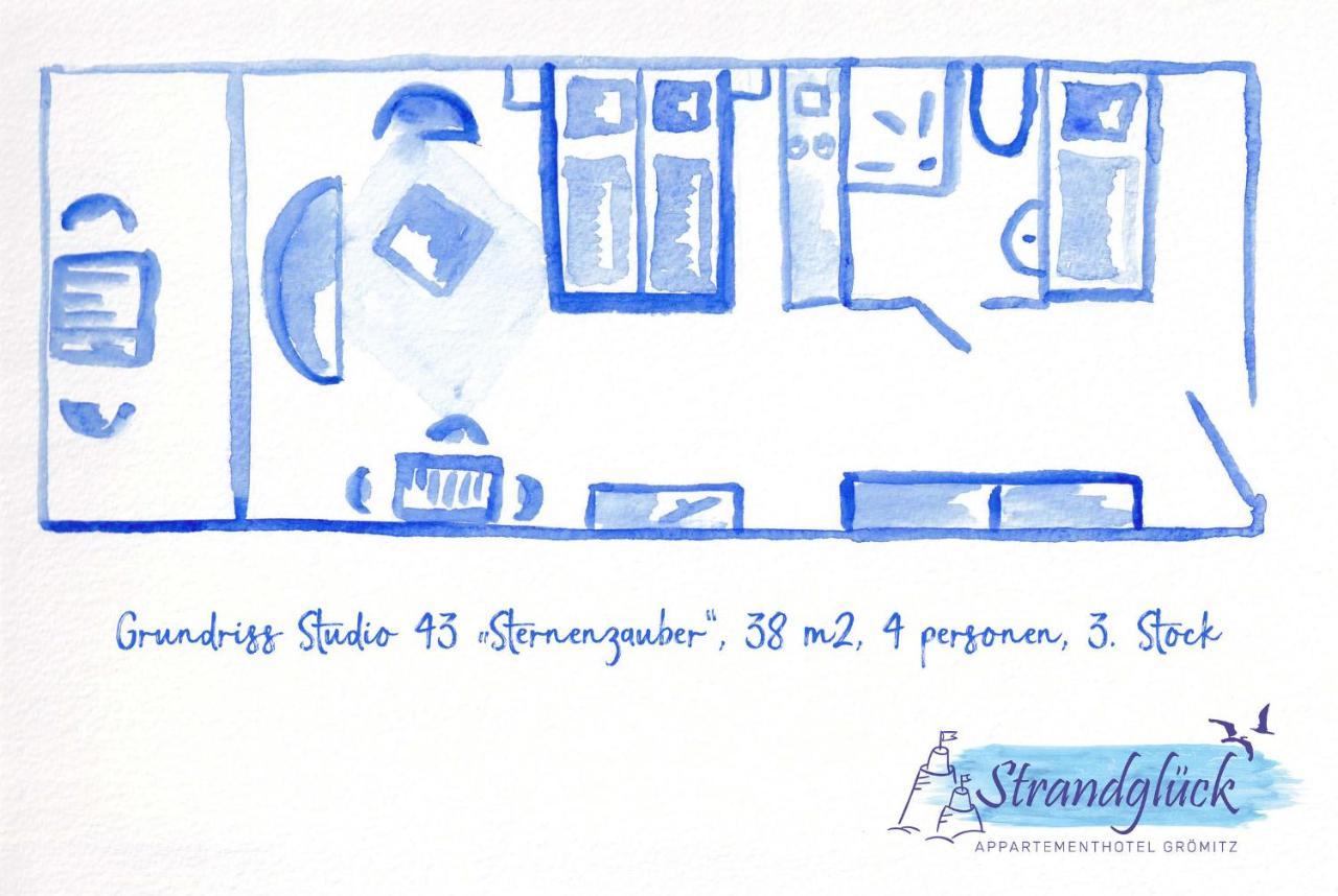 Studio 43 "Sternenzauber" Apartment Groemitz Exterior photo